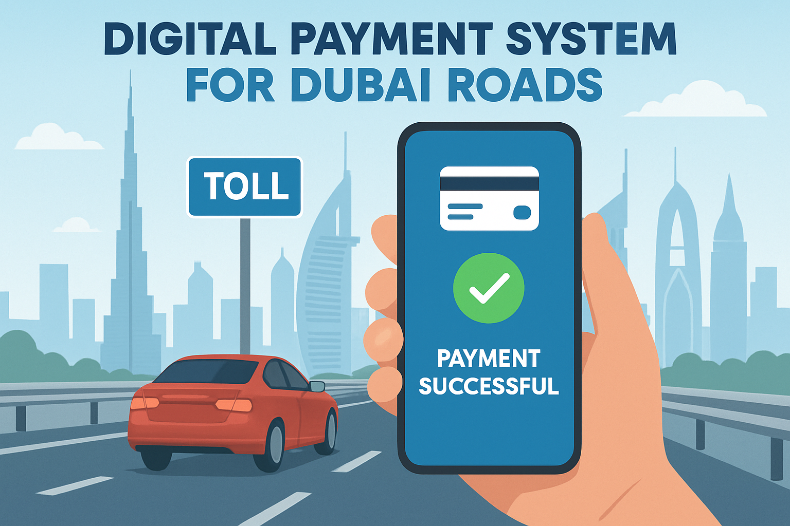 Digital payment system for Dubai roads