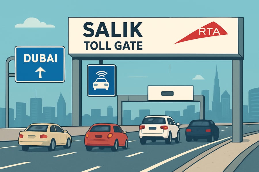 Dubai toll road infrastructure and payment systems Dubai toll road infrastructure and payment systems